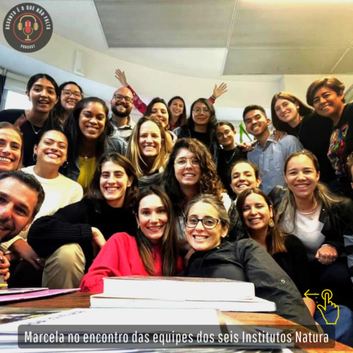 Marcela Ramos Souto, convidada do episódio 25 do podcast ASSUNTO É O QUE NÃO FALTA, criado e apresentado por Amandina Morbeck.